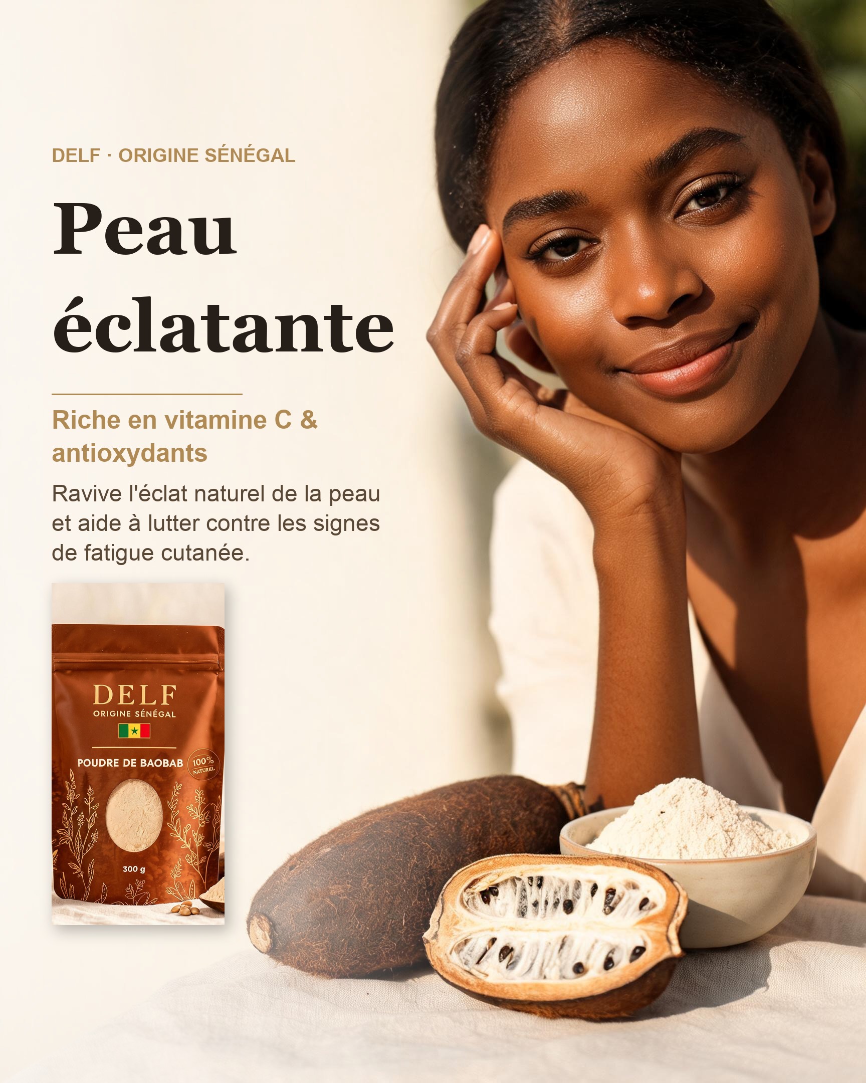 Peau éclatante